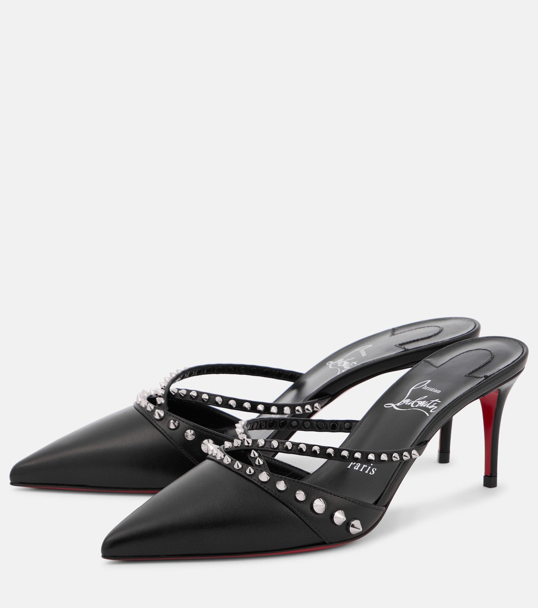 Christian Louboutin Tatoosh 70 studded leather mules