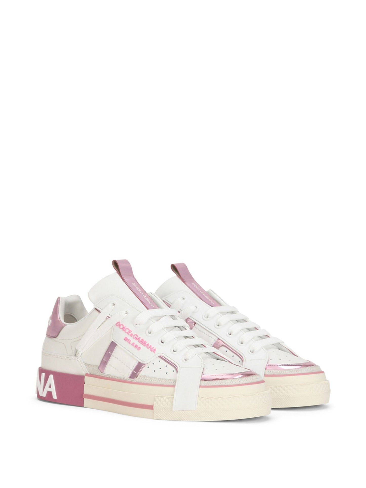 Dolce & Gabbana logo-stripe low-top sneakers