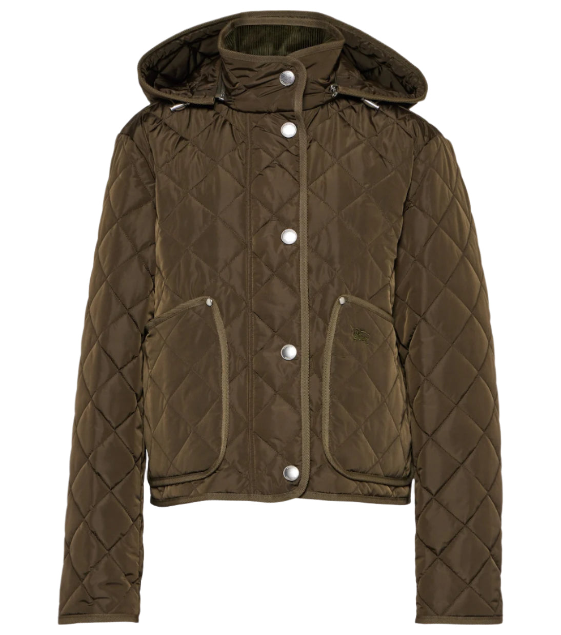 BURBERRY Quilted cropped jacket