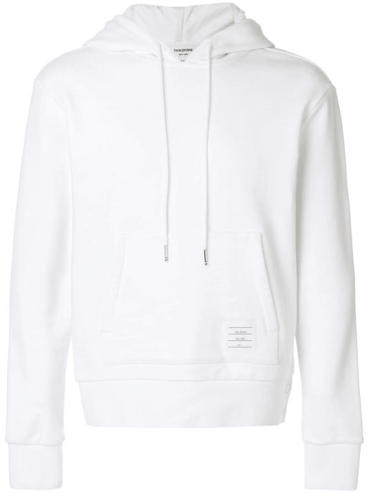 Thom Browne RWB stripe loopback hoodie