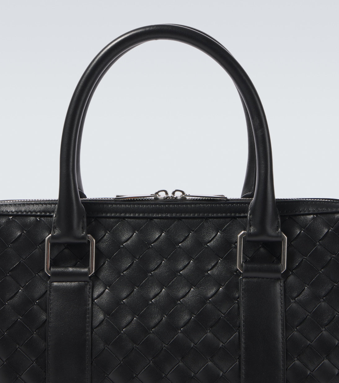 Bottega Veneta Slim Intrecciato leather briefcase