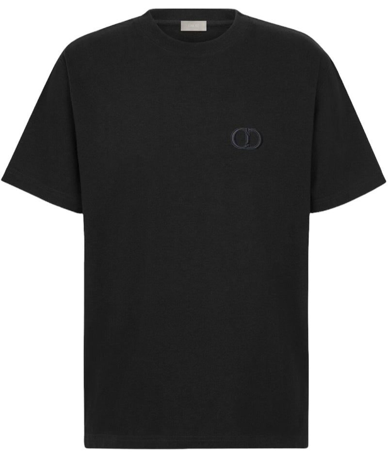 CHRISTIAN DIOR 'CD ICON' RELAXED FIT T-SHIRT BLACK