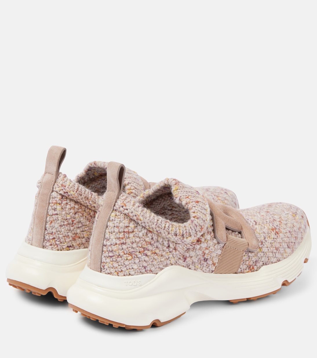 TOD'S Kate knitted slip-on sneakers