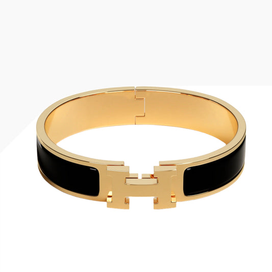 Hermès Noir Clic H bracelet