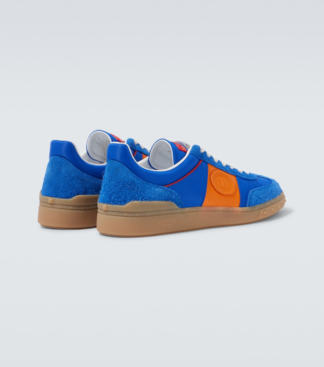 Valentino Garavani Upvillage leather-trimmed sneakers