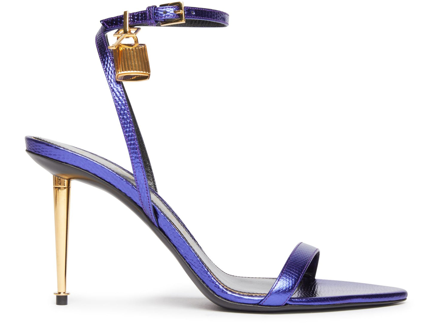 TOM FORD Padlock Pointy Naked Sandals