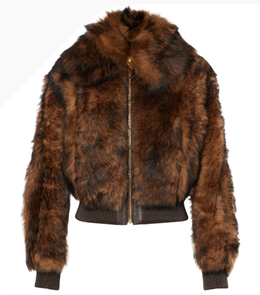 ZIMMERMANN Illustration shearling bomber jacket