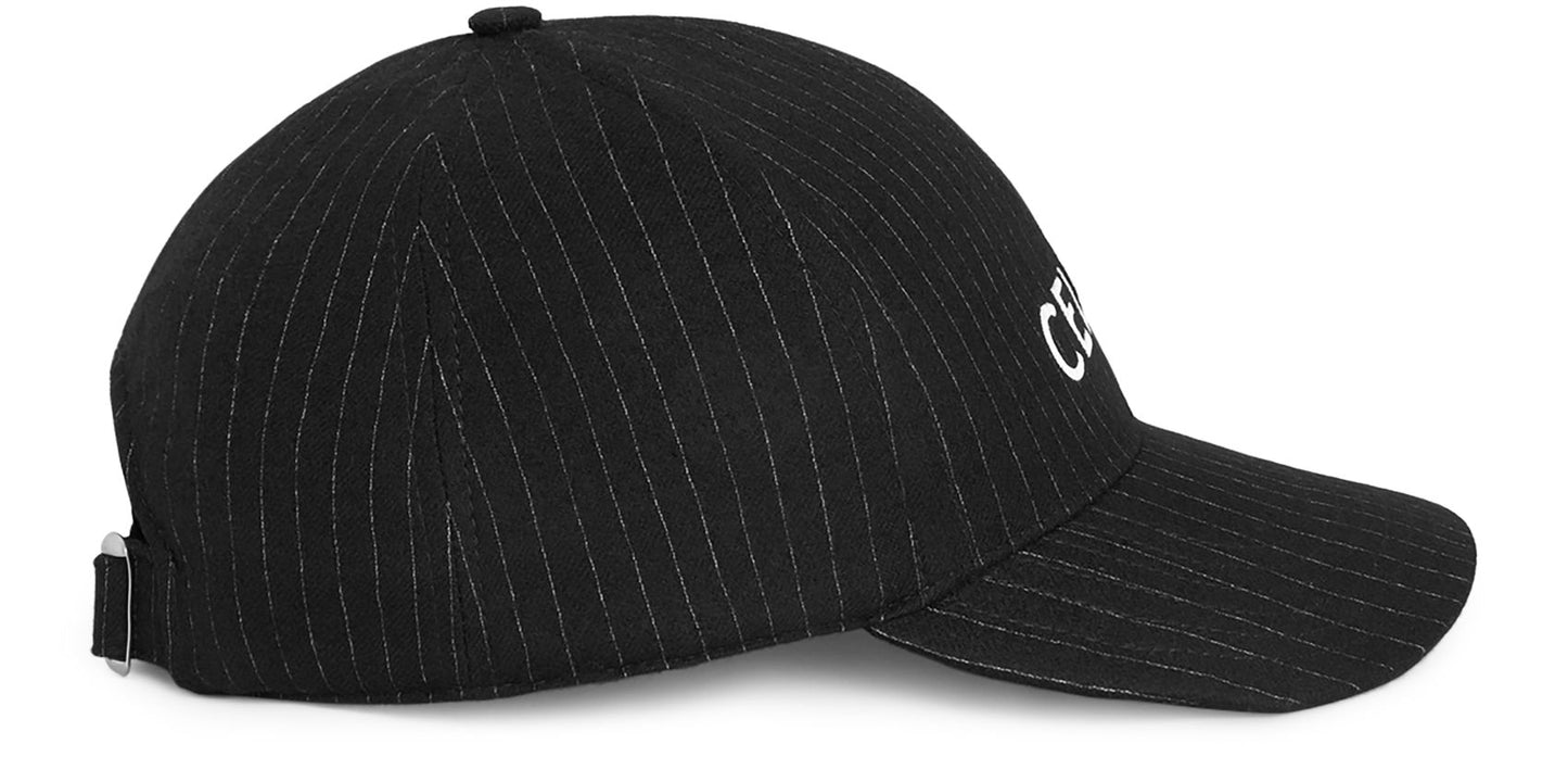 CELINE Celine wiltern baseball cap in striped flannel