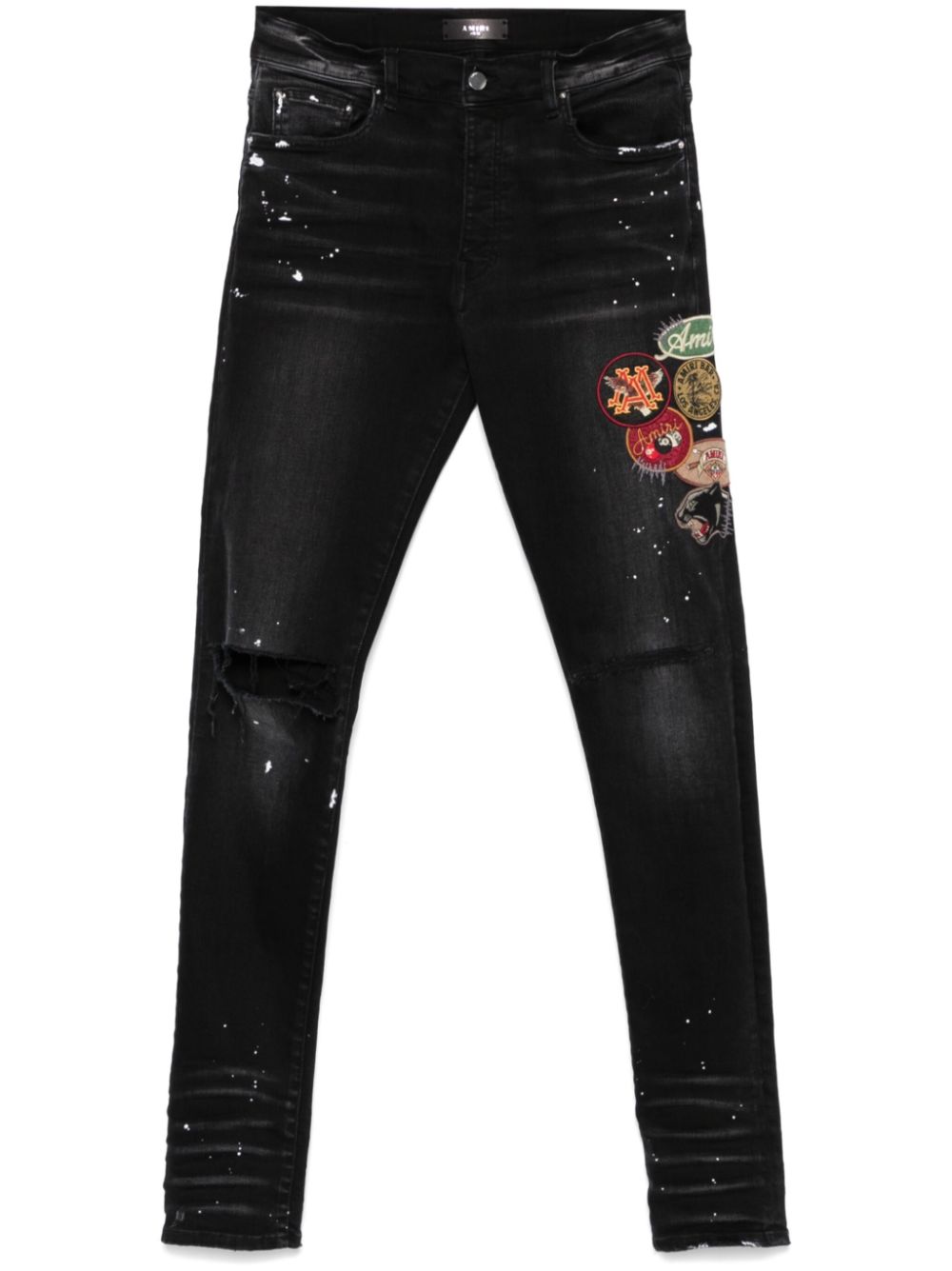 AMIRI patch-detailing skinny jeans