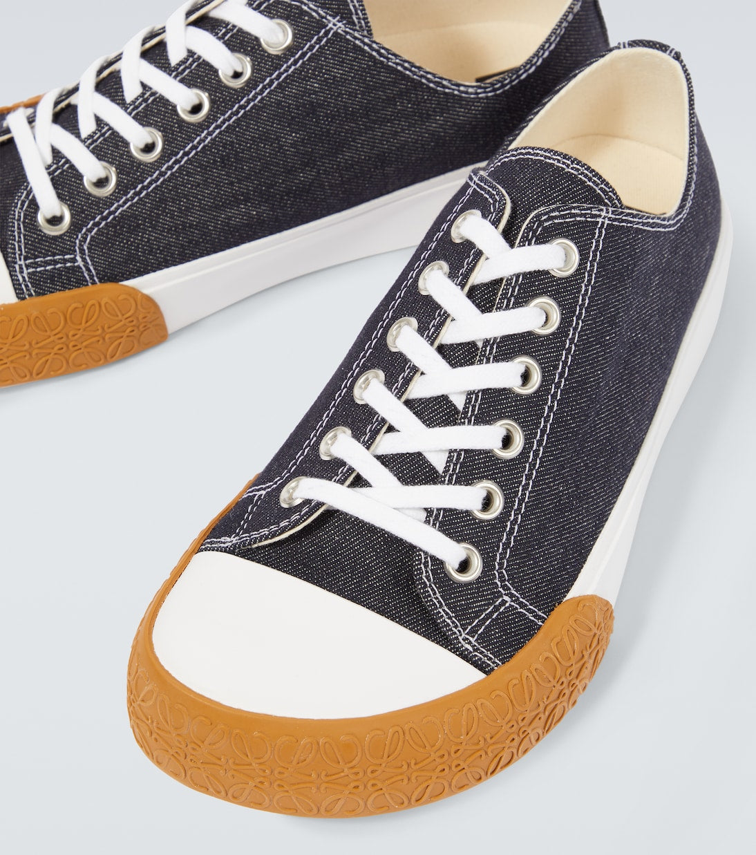 Loewe Bloc denim sneakers