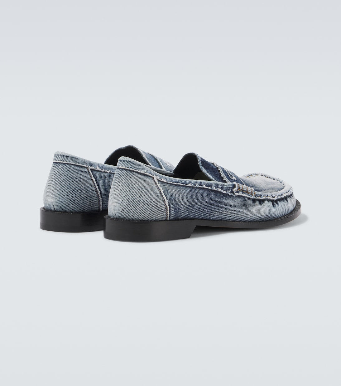 Loewe Campo denim penny loafers