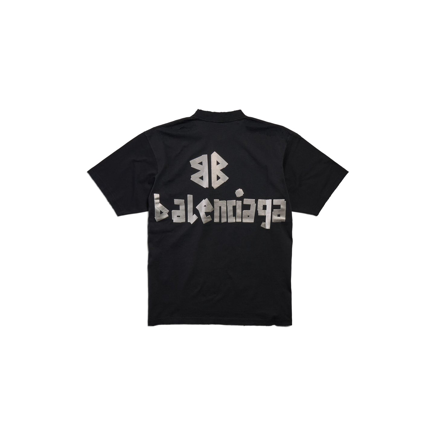 BALENCIAGA NEW TAPE TYPE T-SHIRT MEDIUM FIT IN BLACK