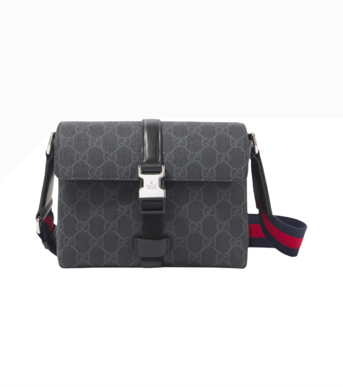 Gucci GG Super Mini leather-trimmed crossbody bag