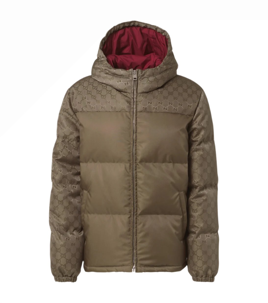 Gucci GG canvas down jacket