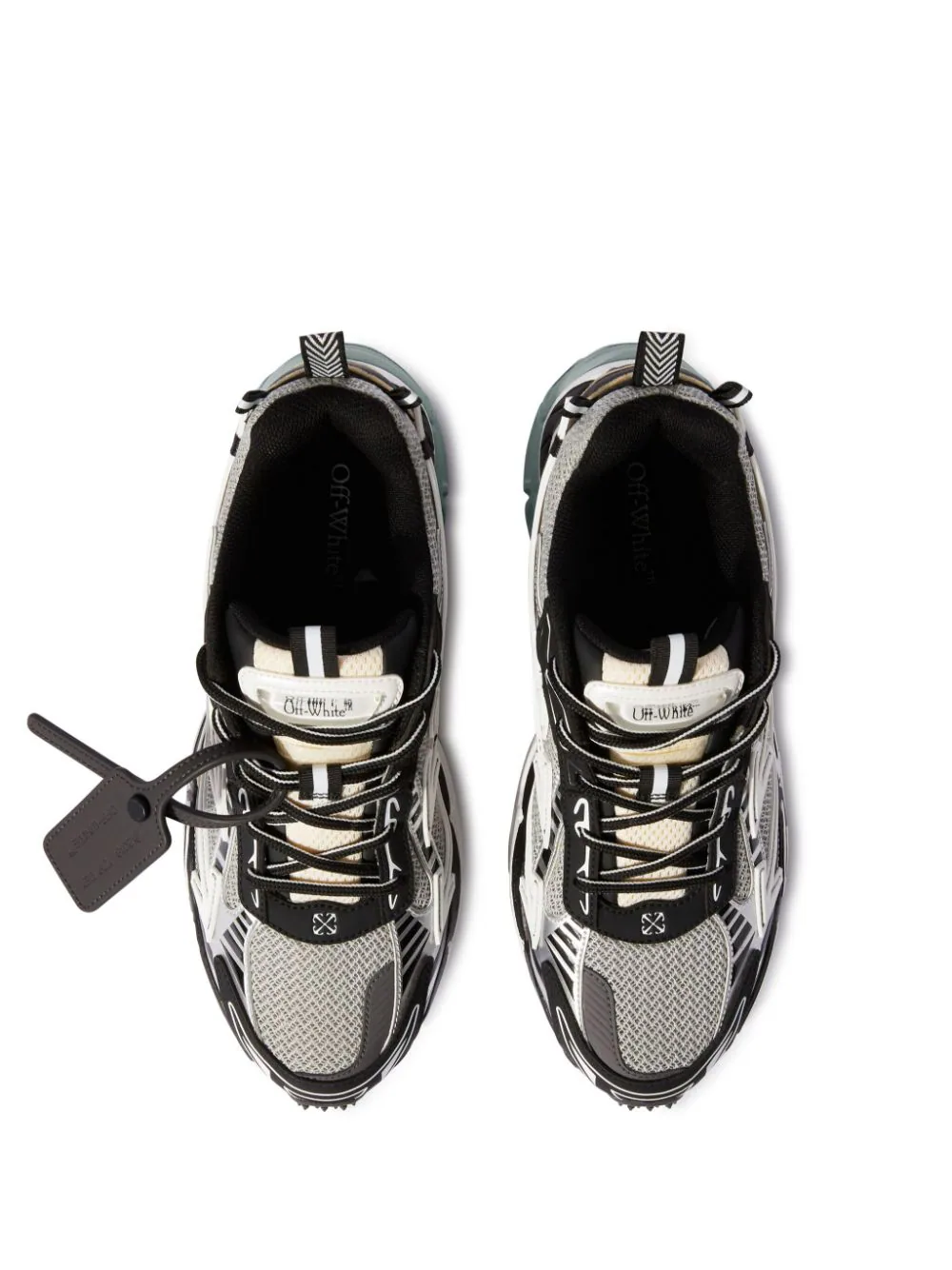 OFF-WHITE Ow Be Right Back Sneakers light grey/black