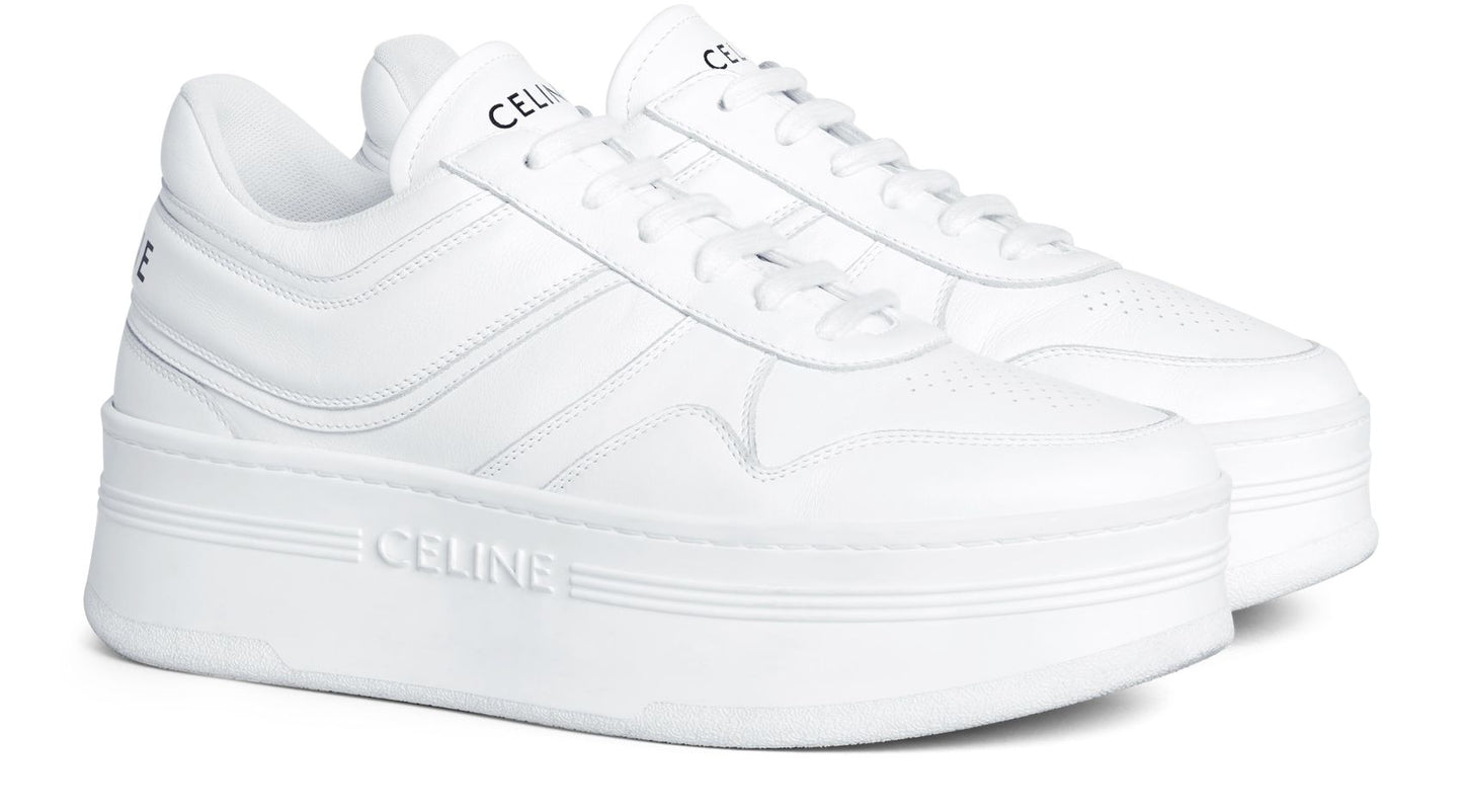 CELINE Block sneakers with wedge outsole in calfskin