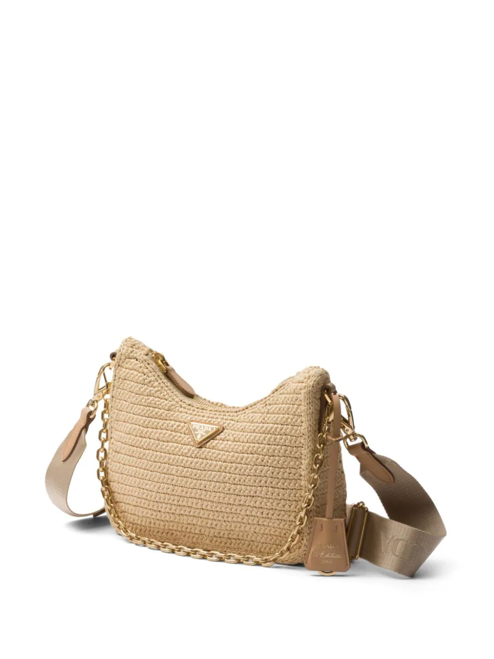 Prada Re-Edition 2005 crochet shoulder bag