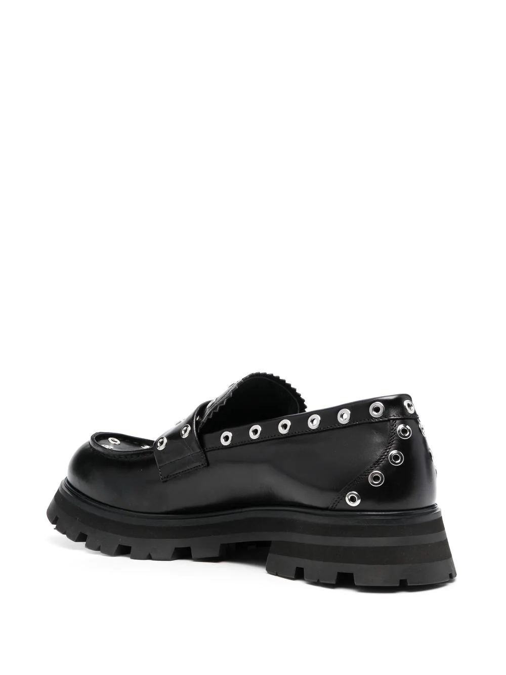 Alexander McQueen eyelet-embellished chunky loafers