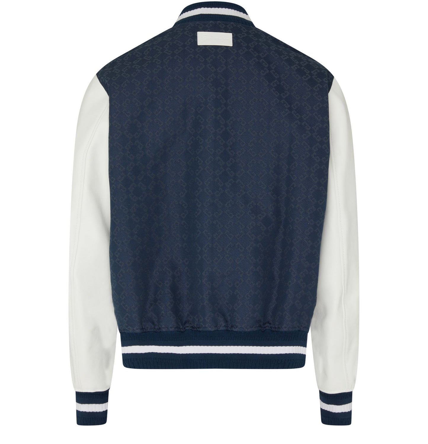 GIVENCHY Varsity jacket in denim monogram 72 and leather