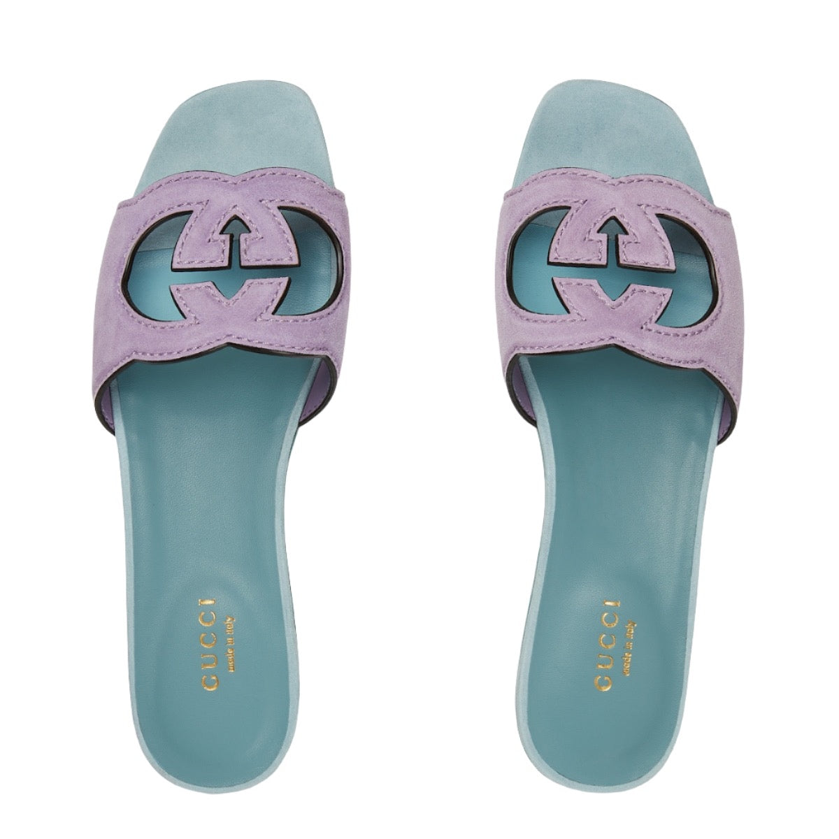 Gucci  INTERLOCKING G CUT-OUT SANDAL