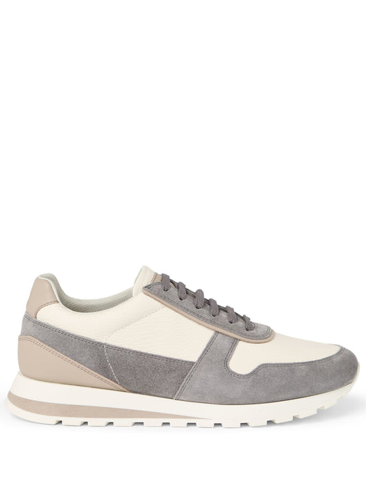 Brunello Cucinelli panelled sneakers