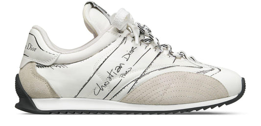 DIOR D-Sketch sneakers nylon and calfskin