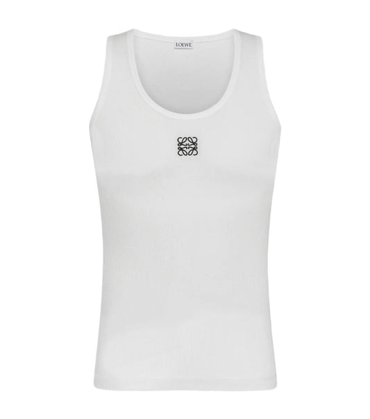 Loewe Anagram cotton-blend jersey tank top