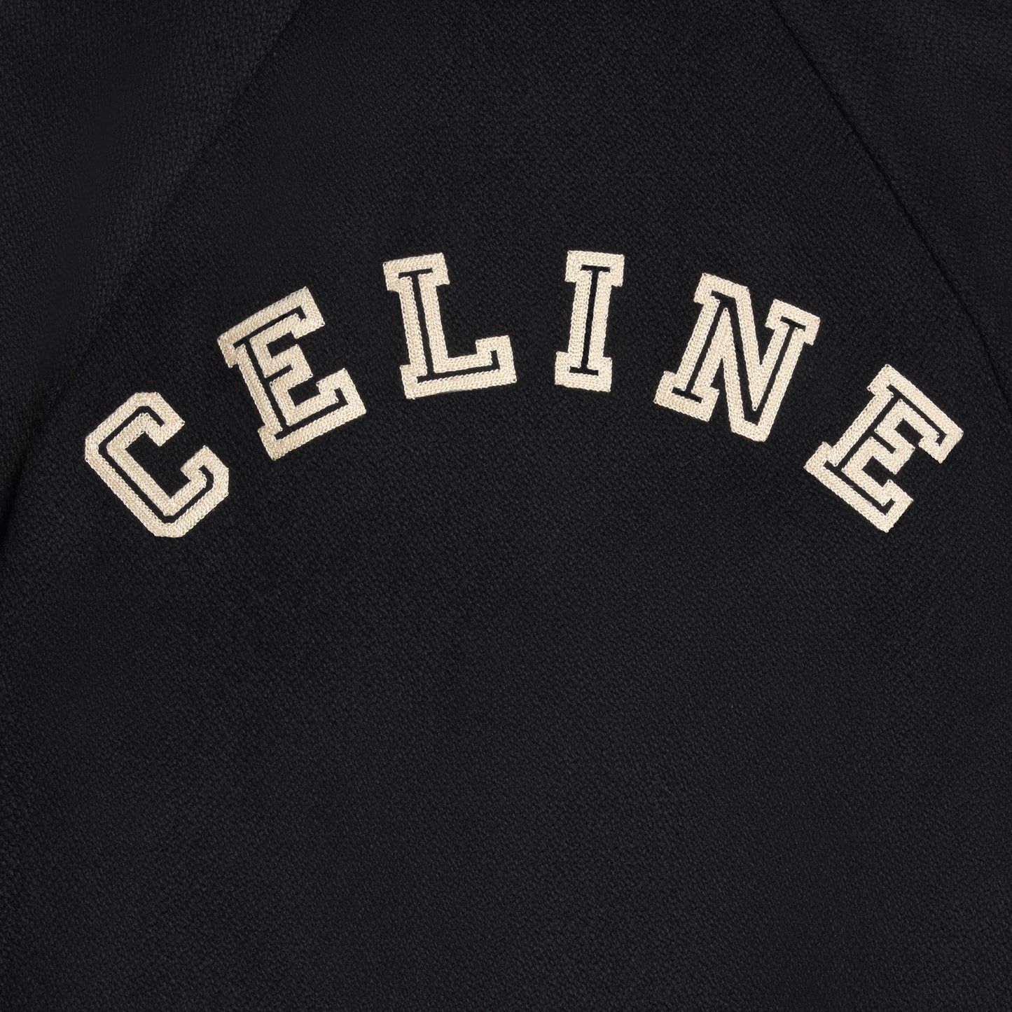 CELINE TEDDY JACKET IN TEXTURED WOOL