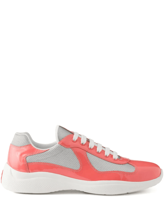 Prada America's Cup orange sneakers