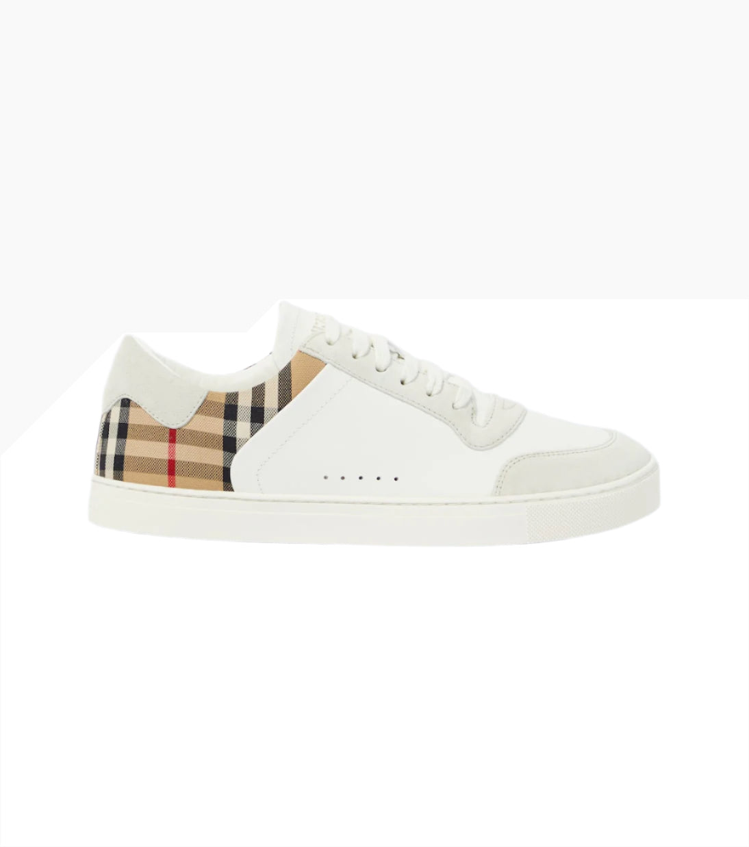 Burberry Check leather sneakers