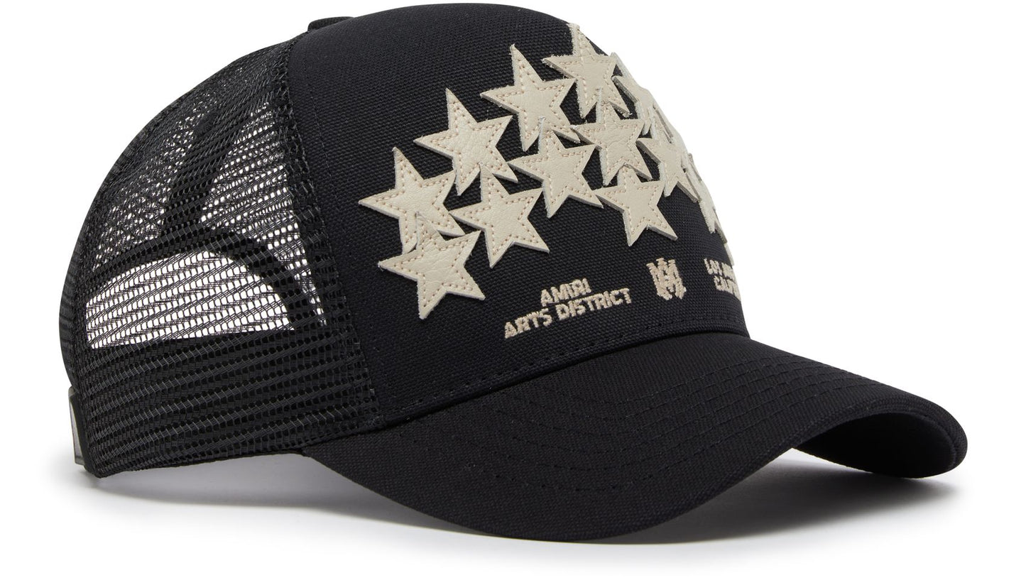 Gorra trucker AMIRI Leather Star