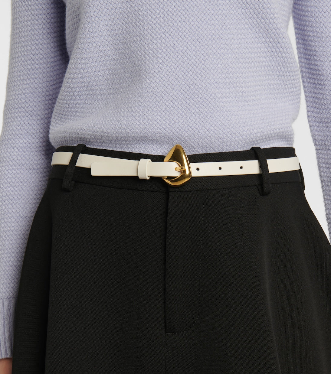 BOTTEGA VENETA Fin leather belt