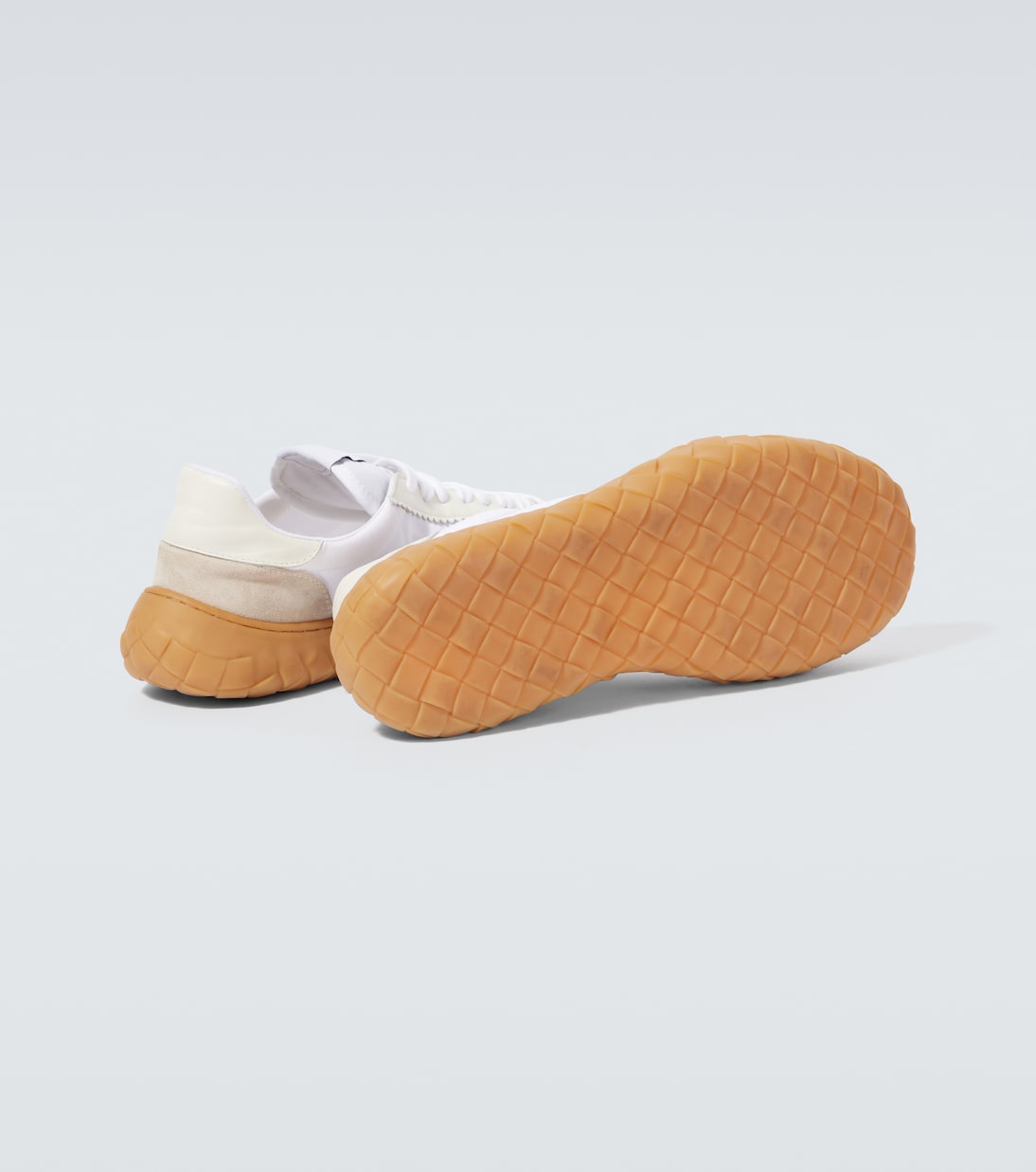 Bottega Veneta Suede-trimmed sneakers