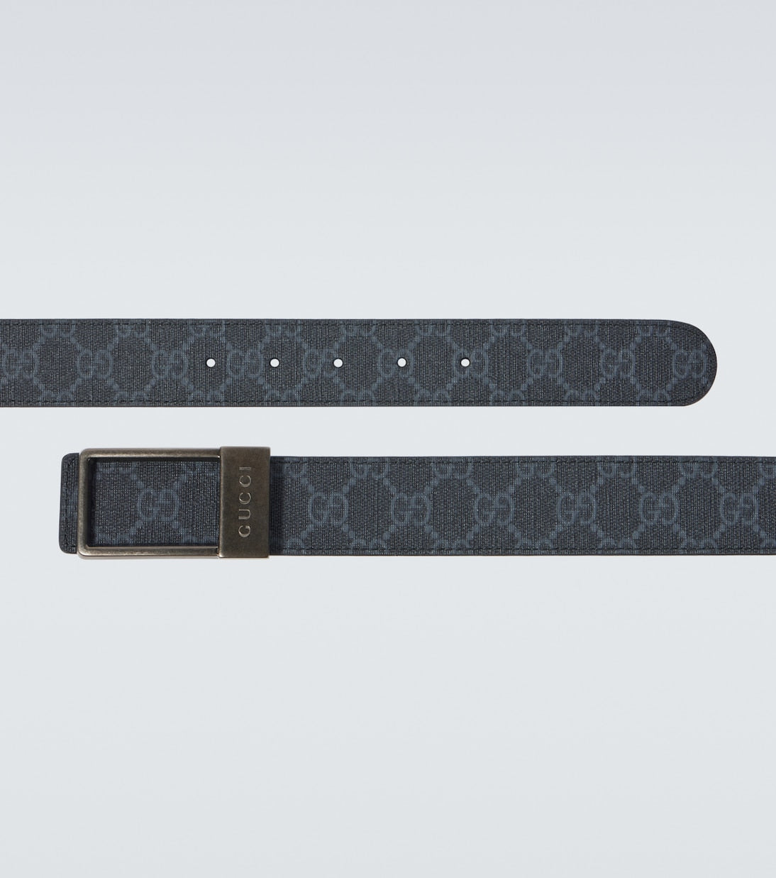 Gucci GG Canvas reversible leather belt