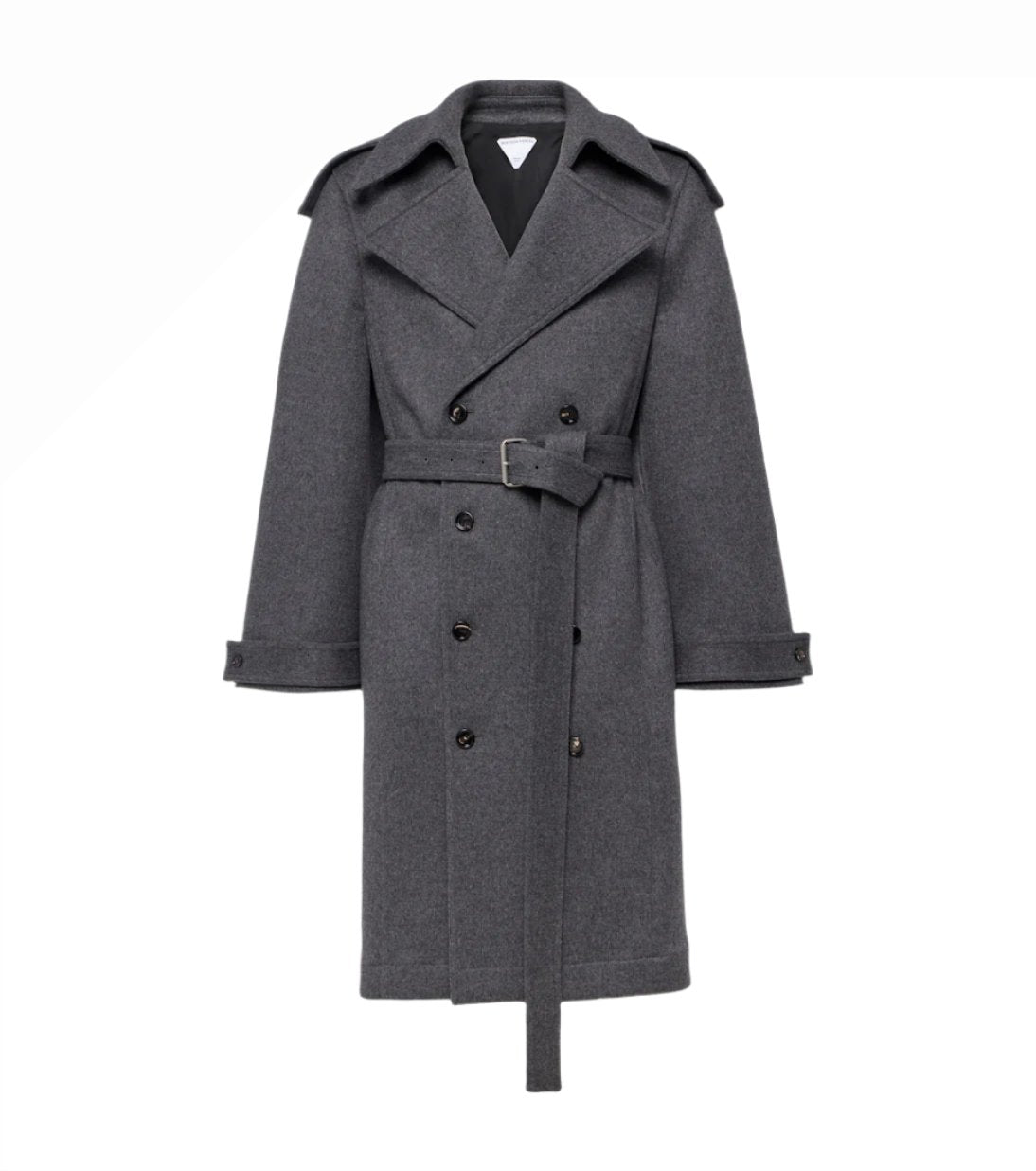 Bottega Veneta Belted wool trench coat