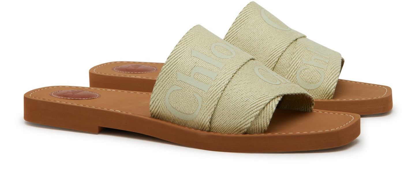 CHLOE Woody flat slides