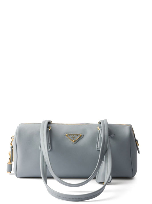 Prada medium leather top-handle bag