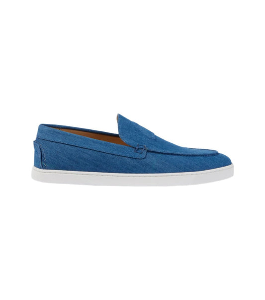 Christian Louboutin Varsiboat denim slip-on shoes