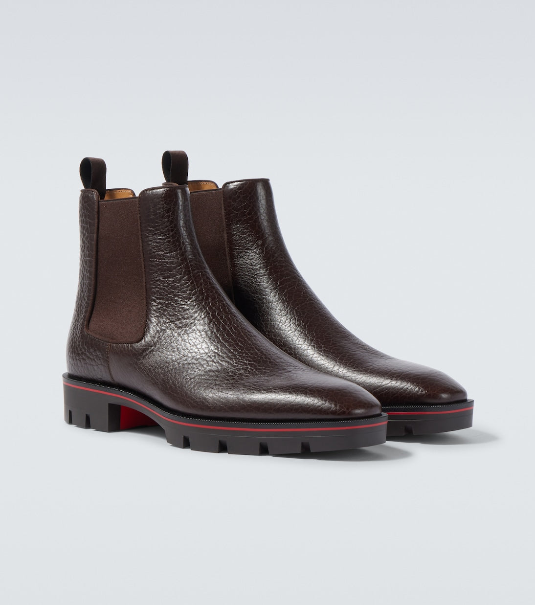 Christian Louboutin Alpinosol leather Chelsea boots