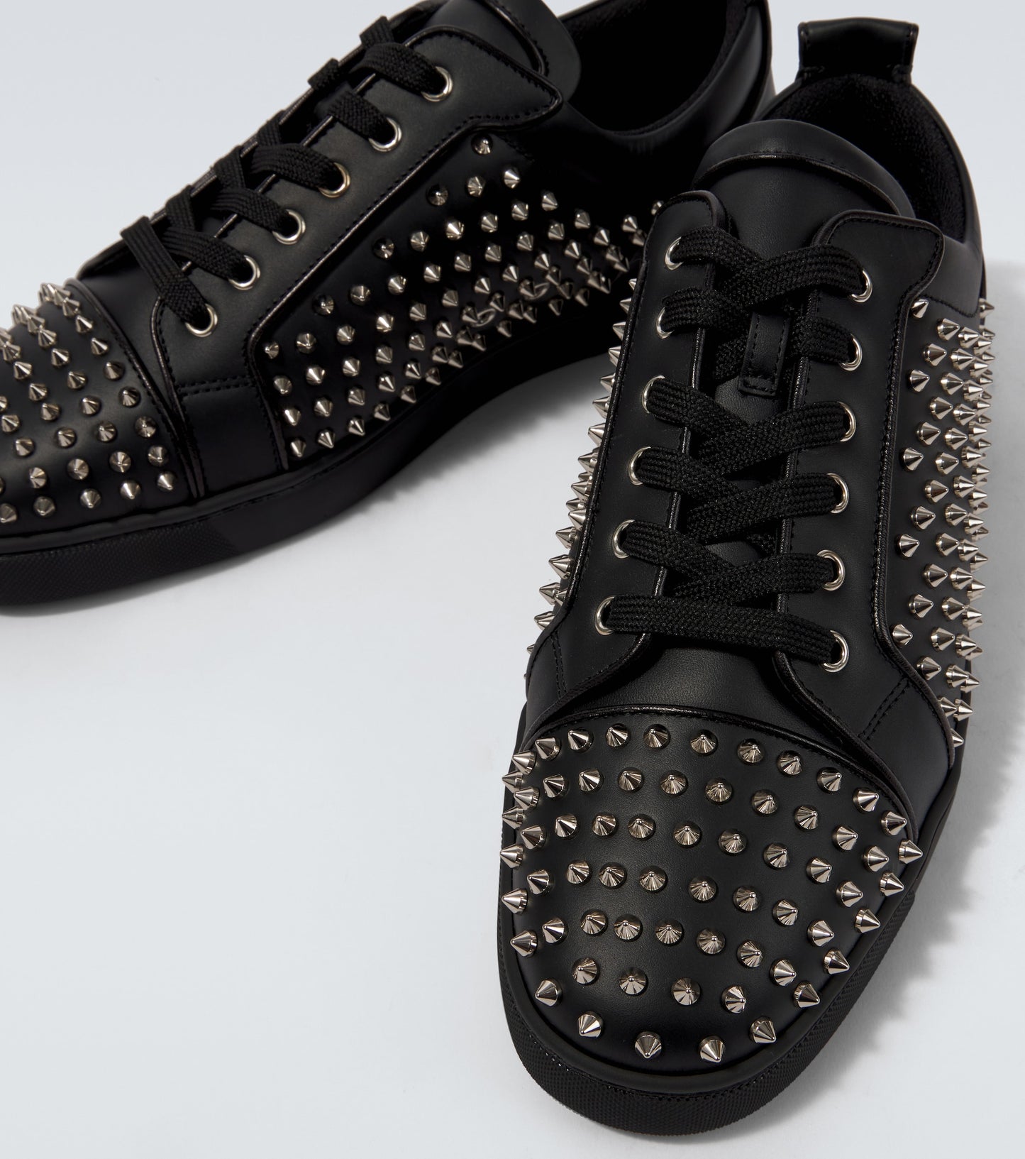 Christian Louboutin Louis Spikes Junior leather sneakers