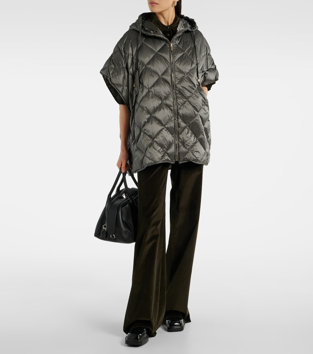 MAX MARA The Cube Treman quilted down cape