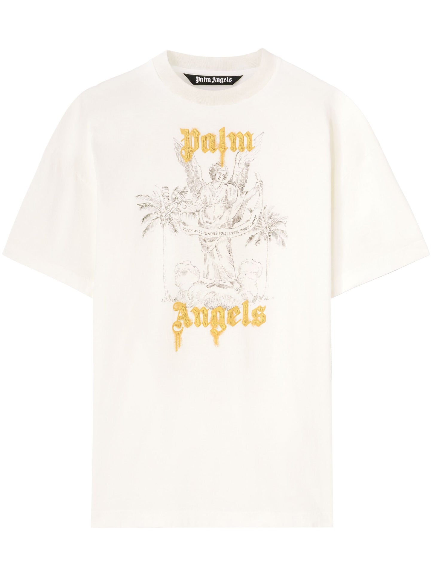 Palm Angels logo-print cotton T-shirt