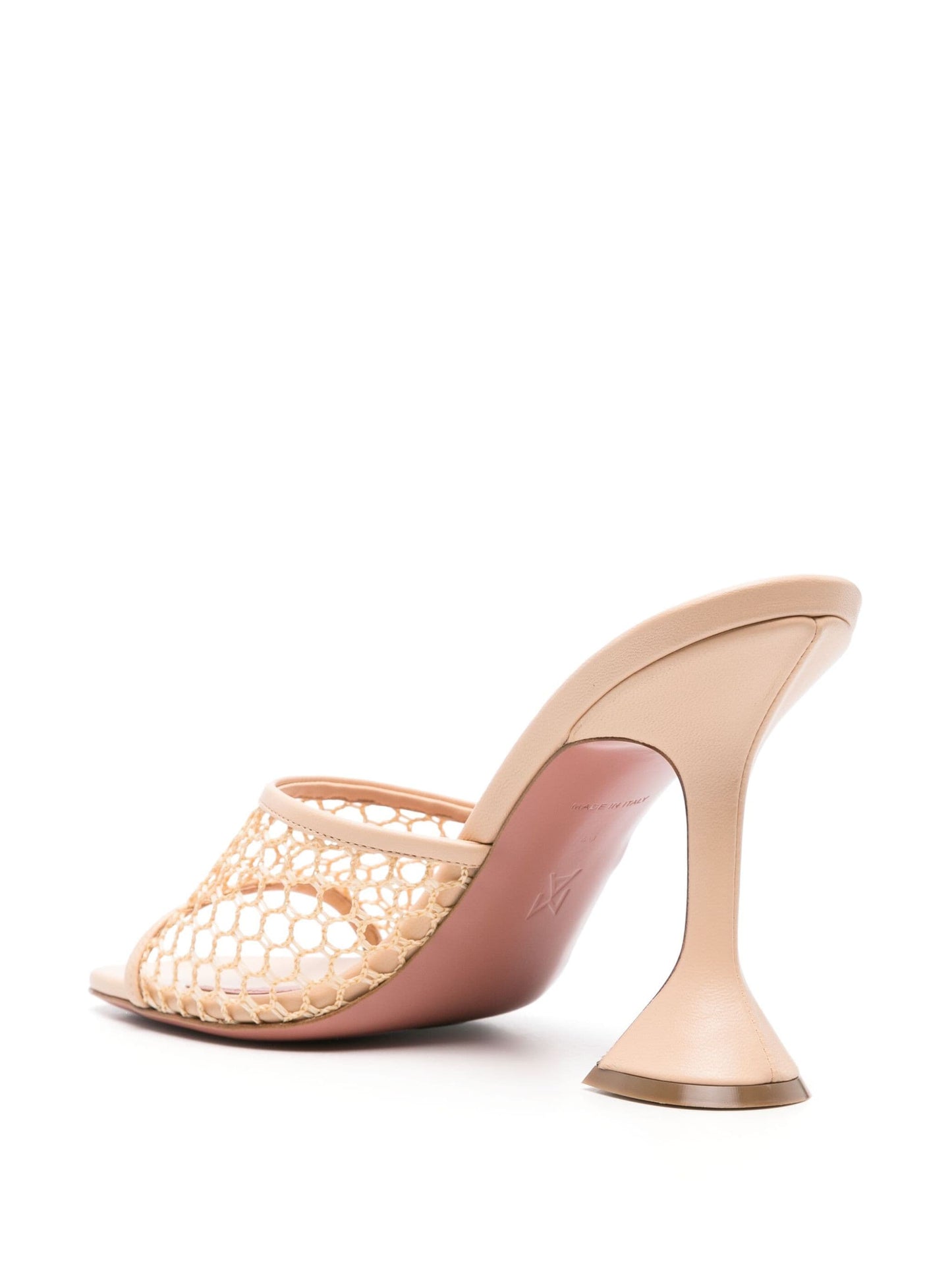 Amina Muaddi Lupita 95mm mesh mules