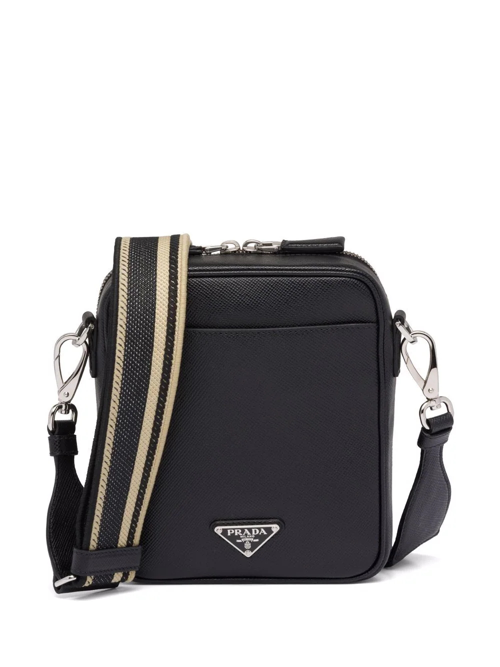 Prada logo-embossed Saffiano leather bag