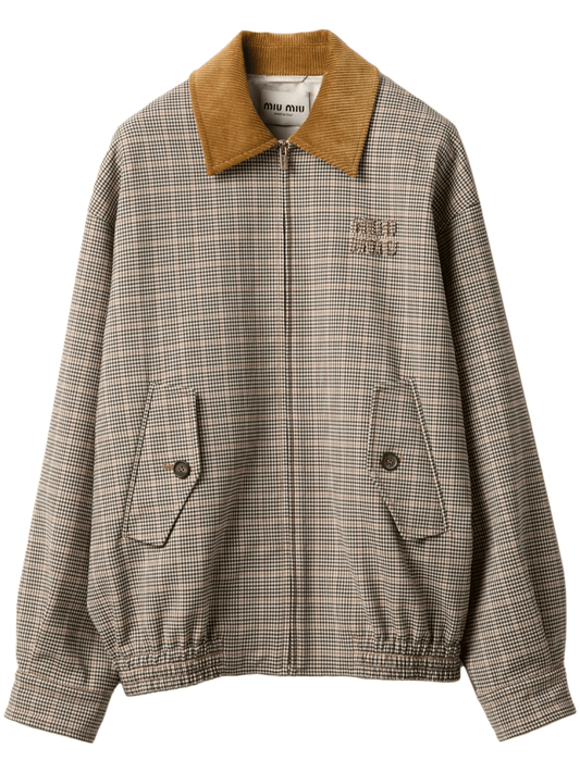 Miu Miu checked jacket