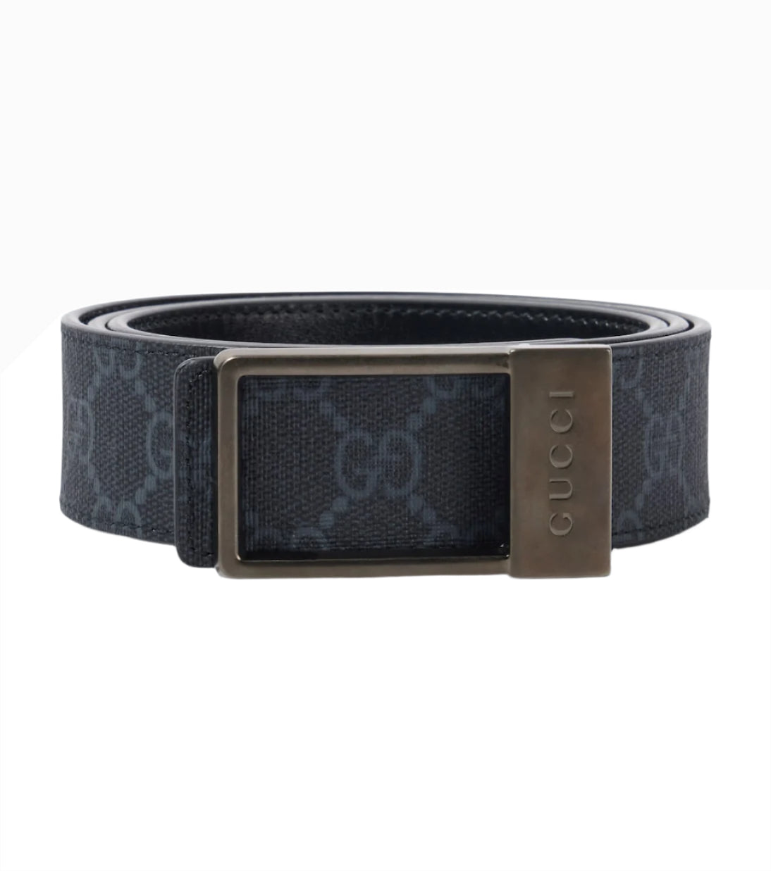 Gucci GG Canvas reversible leather belt