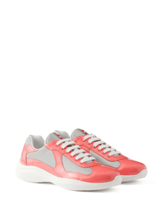 Prada America's Cup orange sneakers