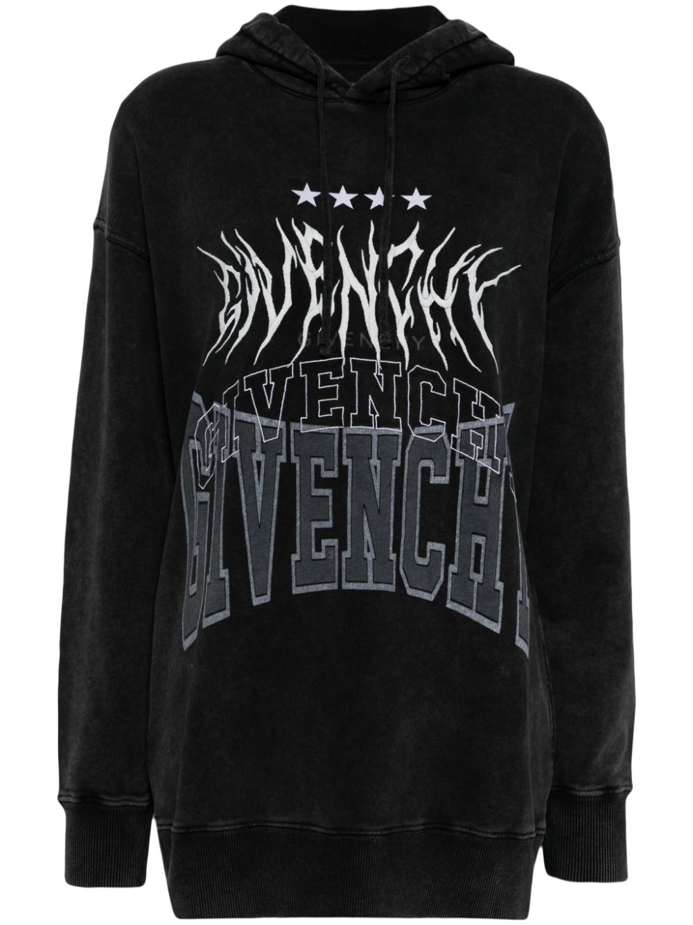 Givenchy logo-print cotton hoodie