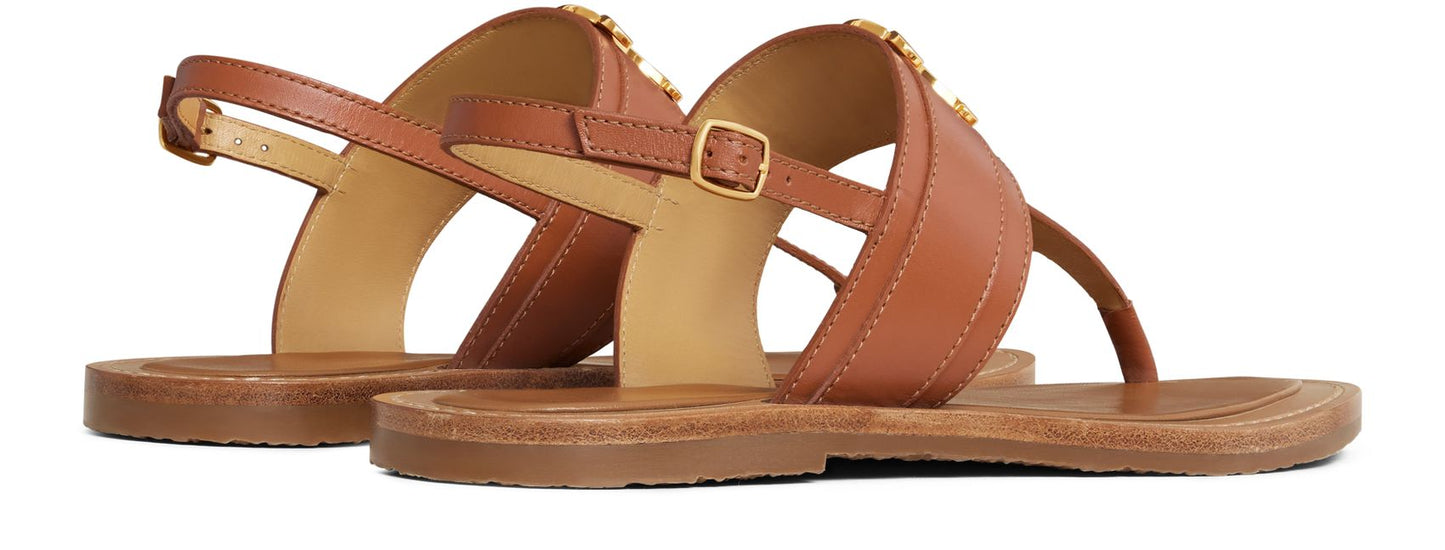 CELINE Lympia Triomphe in calfskin sandals