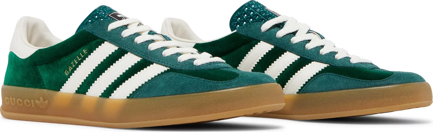 Adidas x Gucci Gazelle Green Suede